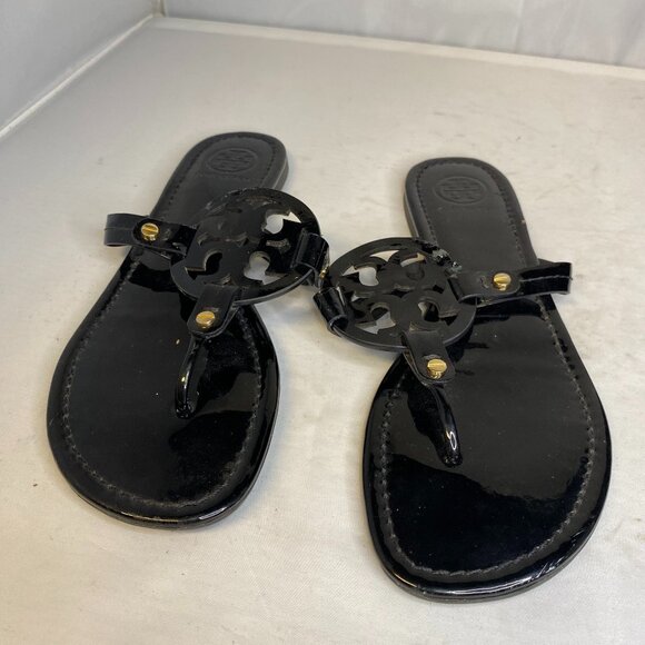 Tory Burch Miller Patent Sandal 10M - Picture 1 of 4